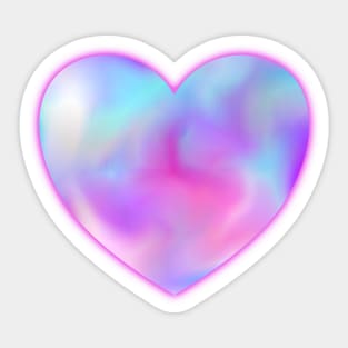 Glass Heart Sticker